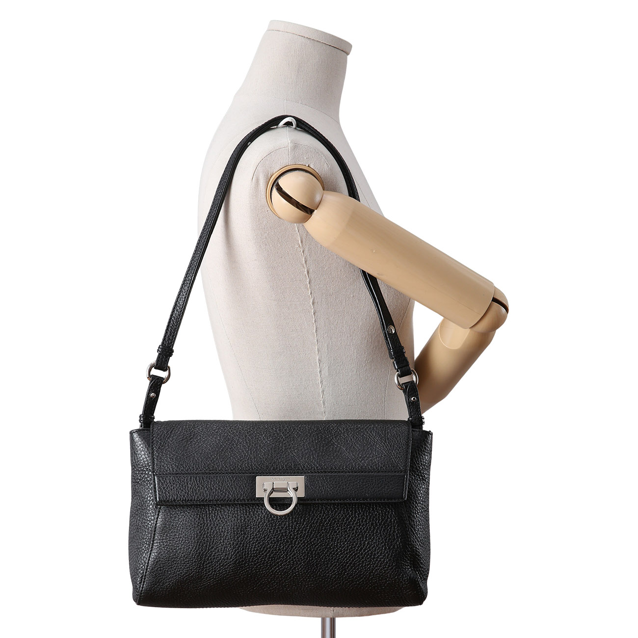 FERRAGAMO(USED)페레가모 간치니 클러치 겸 숄더백